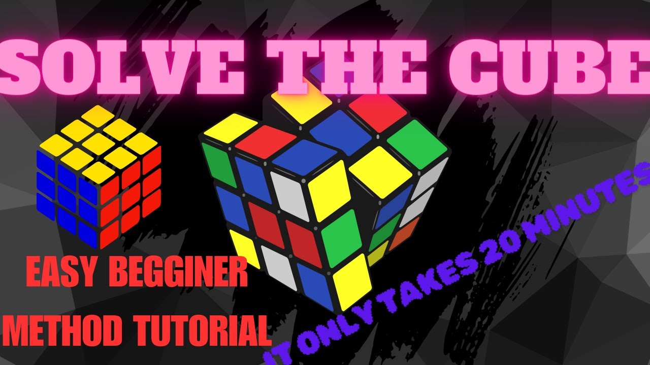 Easy Rubik's Cube Tutorial for Begginers - YouTube