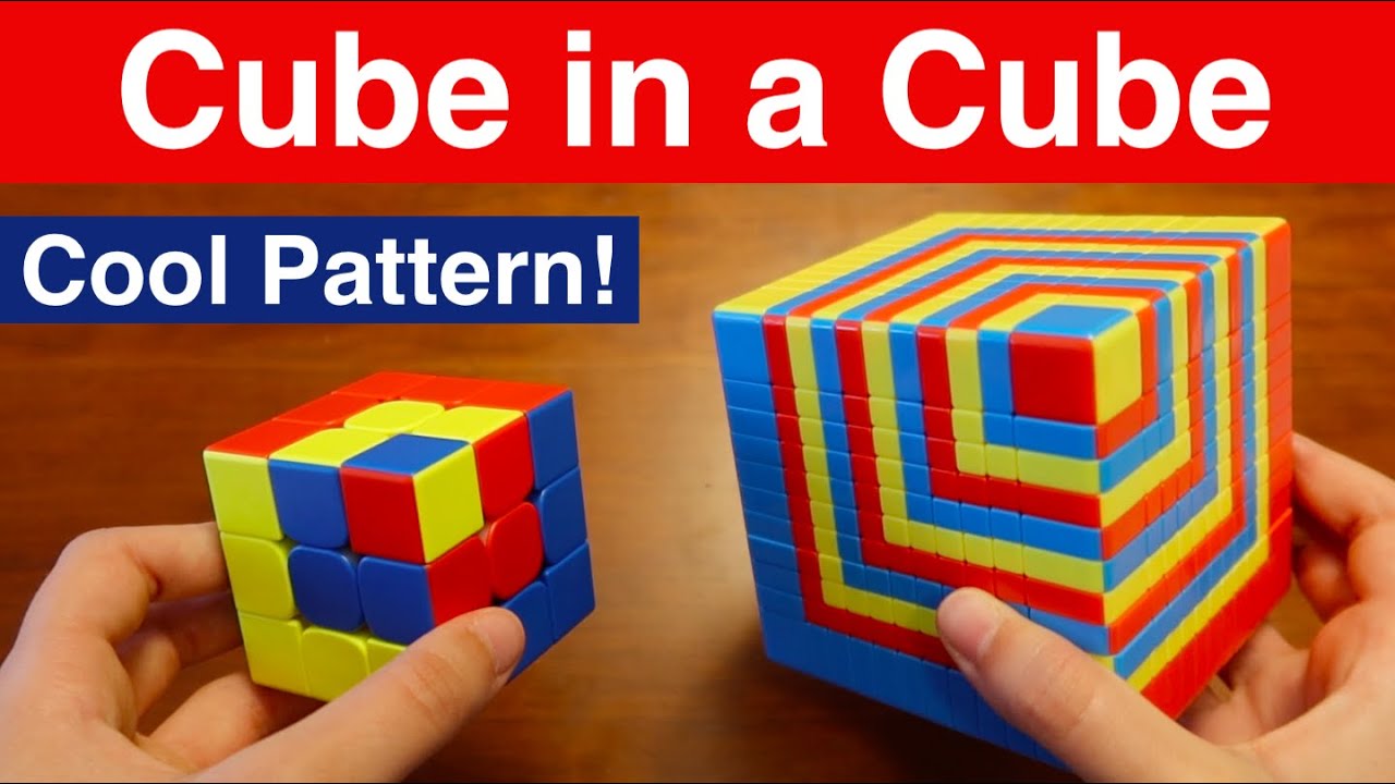 Cube in a Cube: Rubik's Cube Pattern Tutorial - YouTube