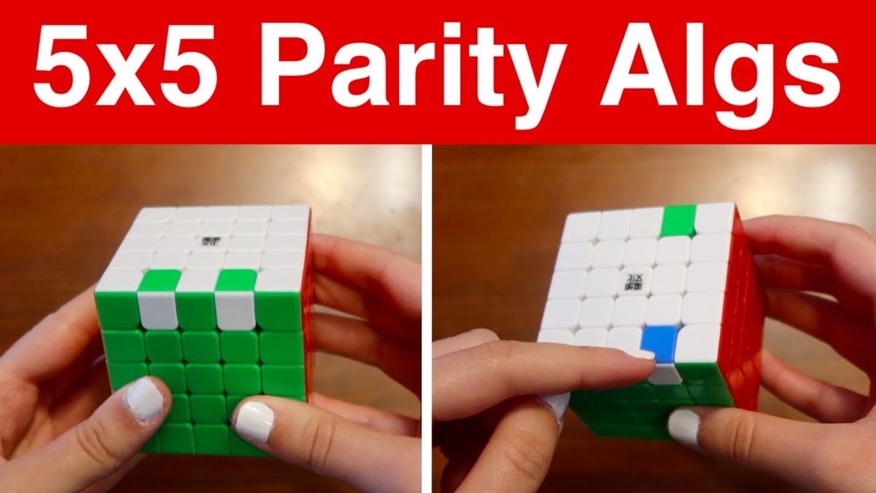 Useful 5x5 Parity Algorithms! (5x5 Parity Tutorial) - YouTube