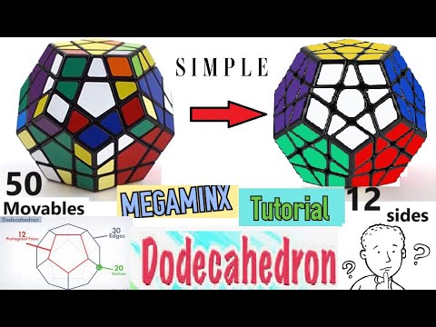 Dodecahedron shaped Megaminx Rubik's Cube - Basics & Solution - YouTube