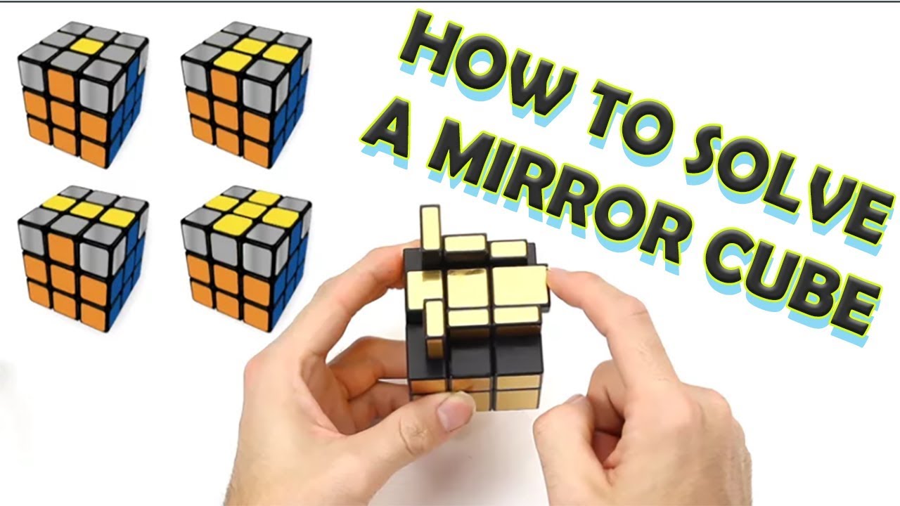 Mirror cube 3×3 – How to solve a Rubik's cube for kids | Как собрать ...