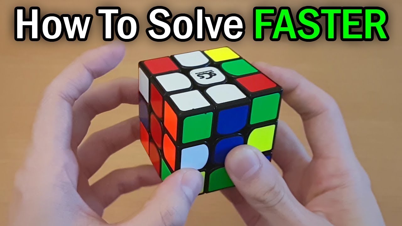 How to Solve the Rubik's Cube FASTER with the [Beginner Method] - YouTube
