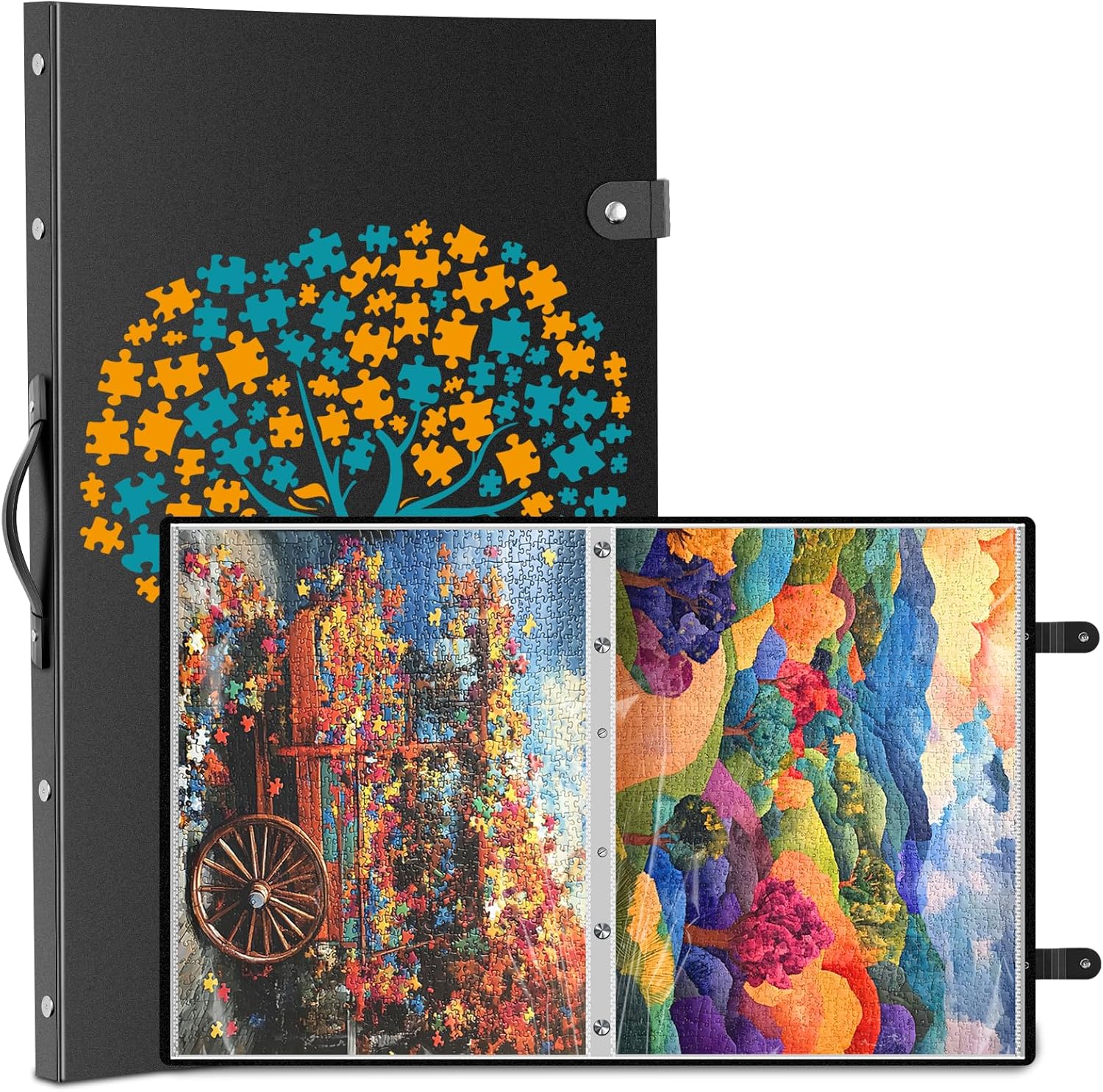 Amazon.com: Nariolar Puzzle Organizer for 1000 Piece Puzzles - Large ...