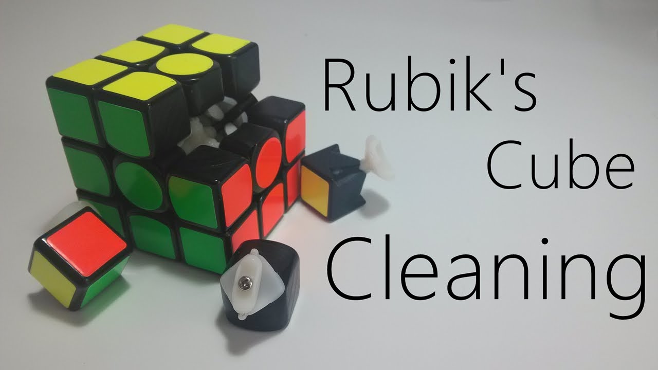 Rubik's cube - Cleaning - YouTube
