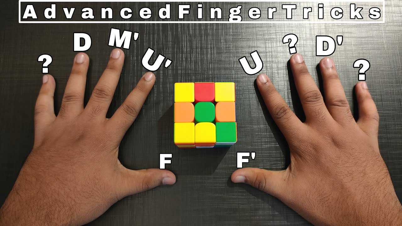 Rubik's Cube - Advanced Finger Tricks Tutorial: - YouTube