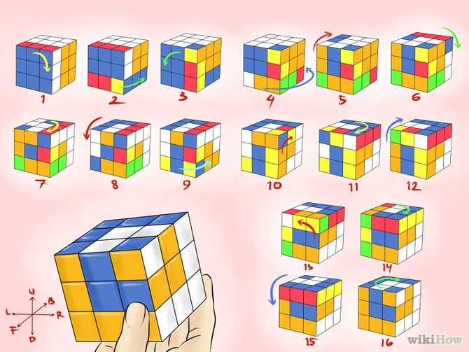 Rubiks cube patterns tutorial | Step by step guide | Art