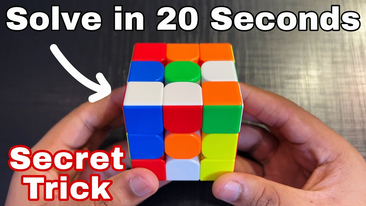 How to Solve a Rubik's Cube in 20 Seconds "Tips & Tricks" - YouTube