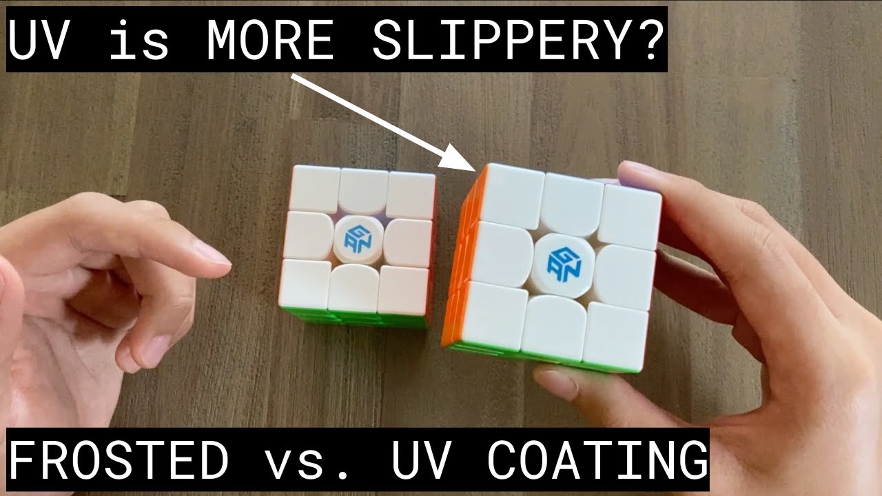 Is UV... worse? | GAN FROSTED vs. UV COATING - YouTube