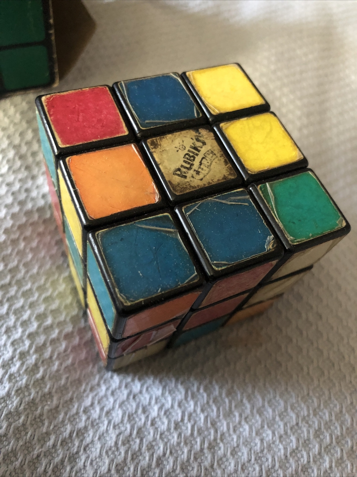 Rubiks Cube 1980's Item No. 7043 Original Box | eBay